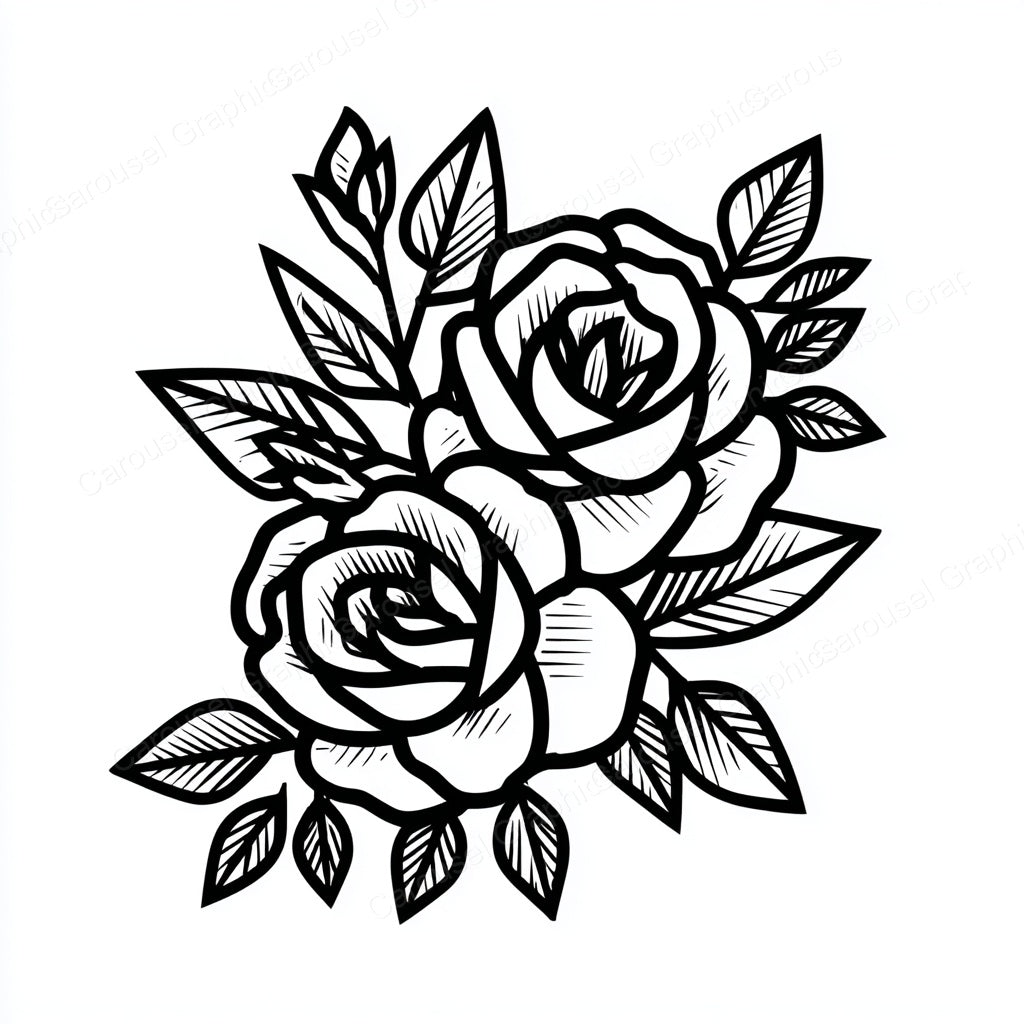 Rose Vector Graphic preview