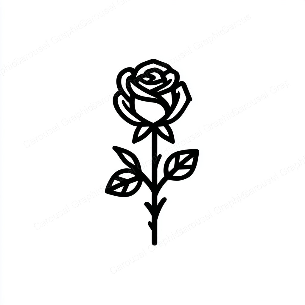 Rose Vector Graphic preview