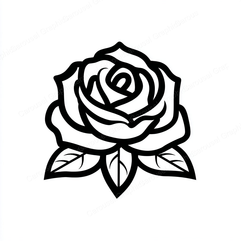 Rose Vector Graphic preview