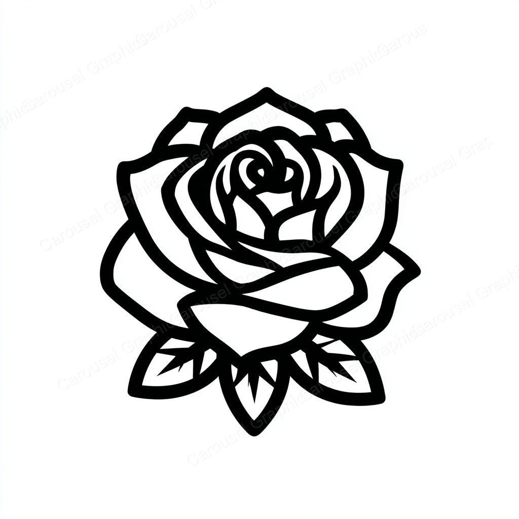 Rose Vector Graphic preview