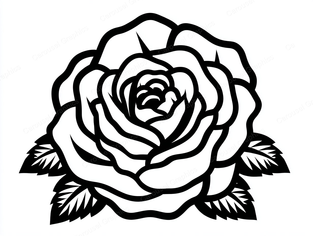 Rose Vector Graphic preview
