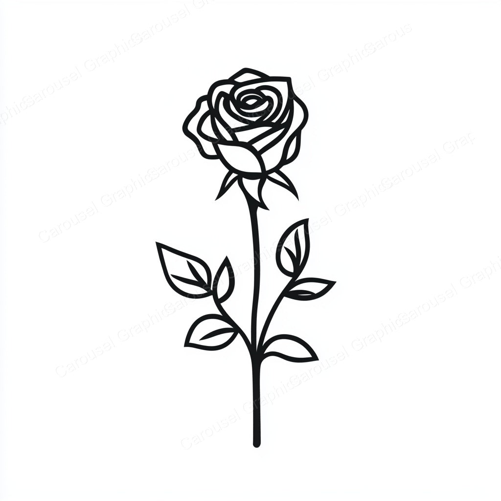 Rose Vector Graphic preview