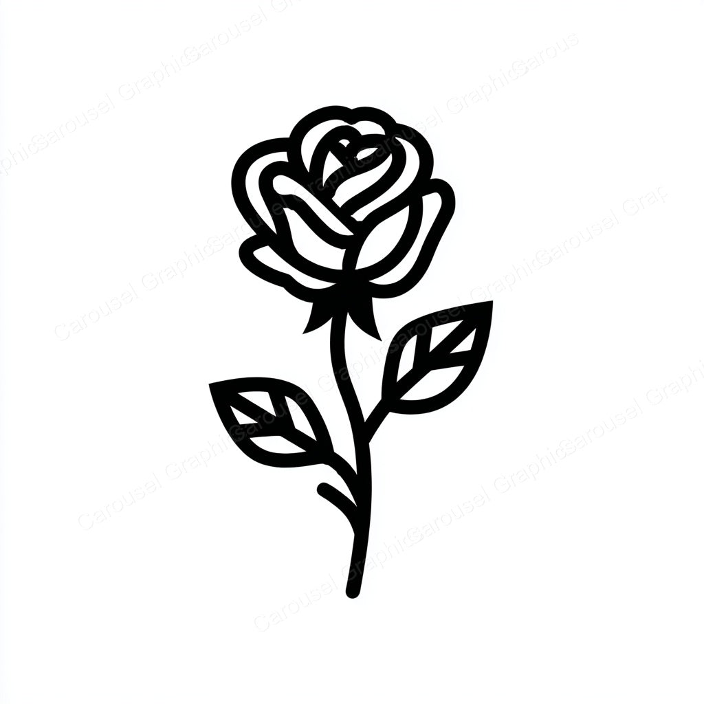 Rose Vector Graphic preview