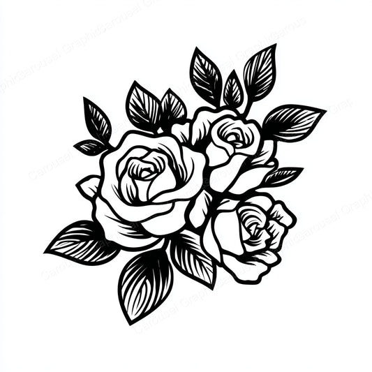 Rose Vector Graphic preview