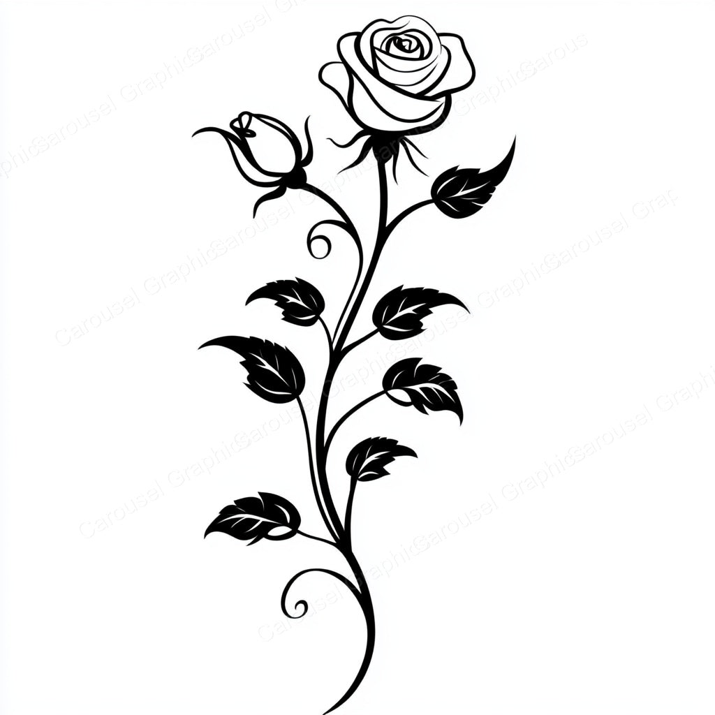 Rose Vector Graphic preview