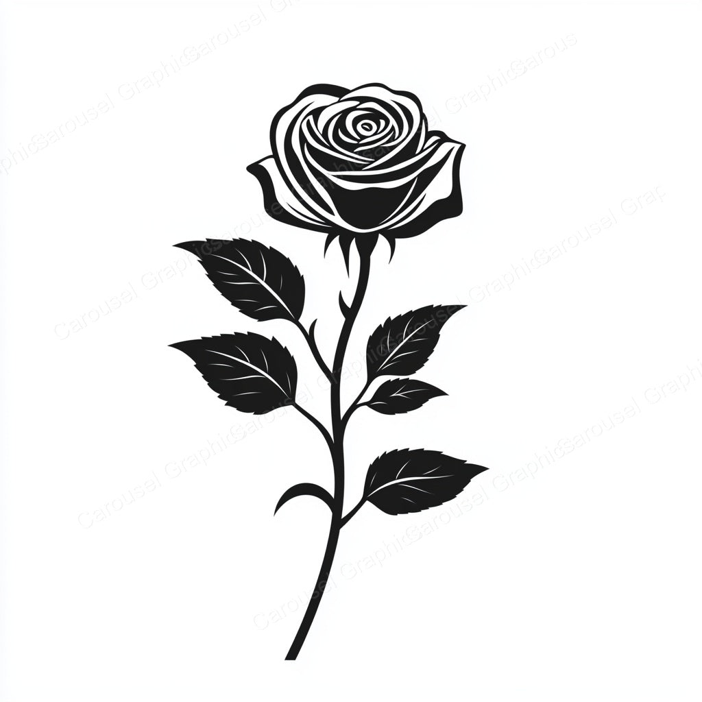 Rose Vector Graphic preview