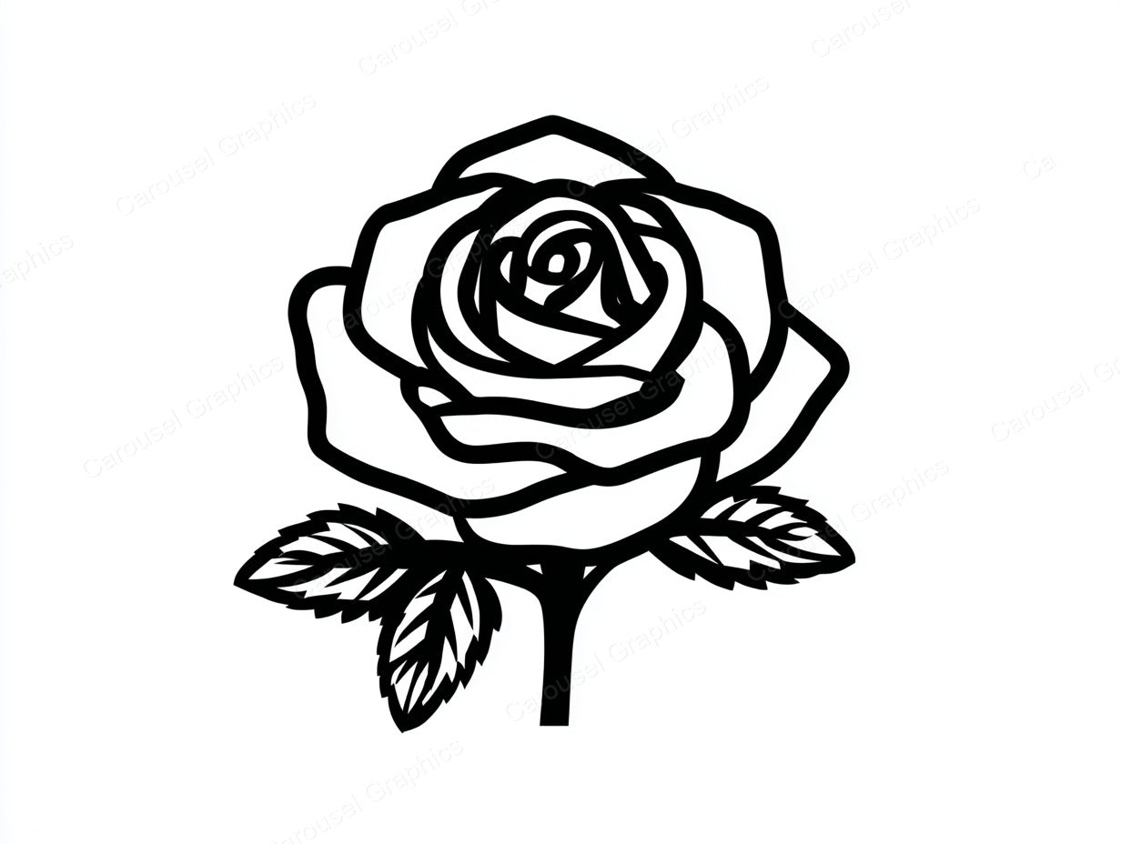 Rose Vector Graphic preview