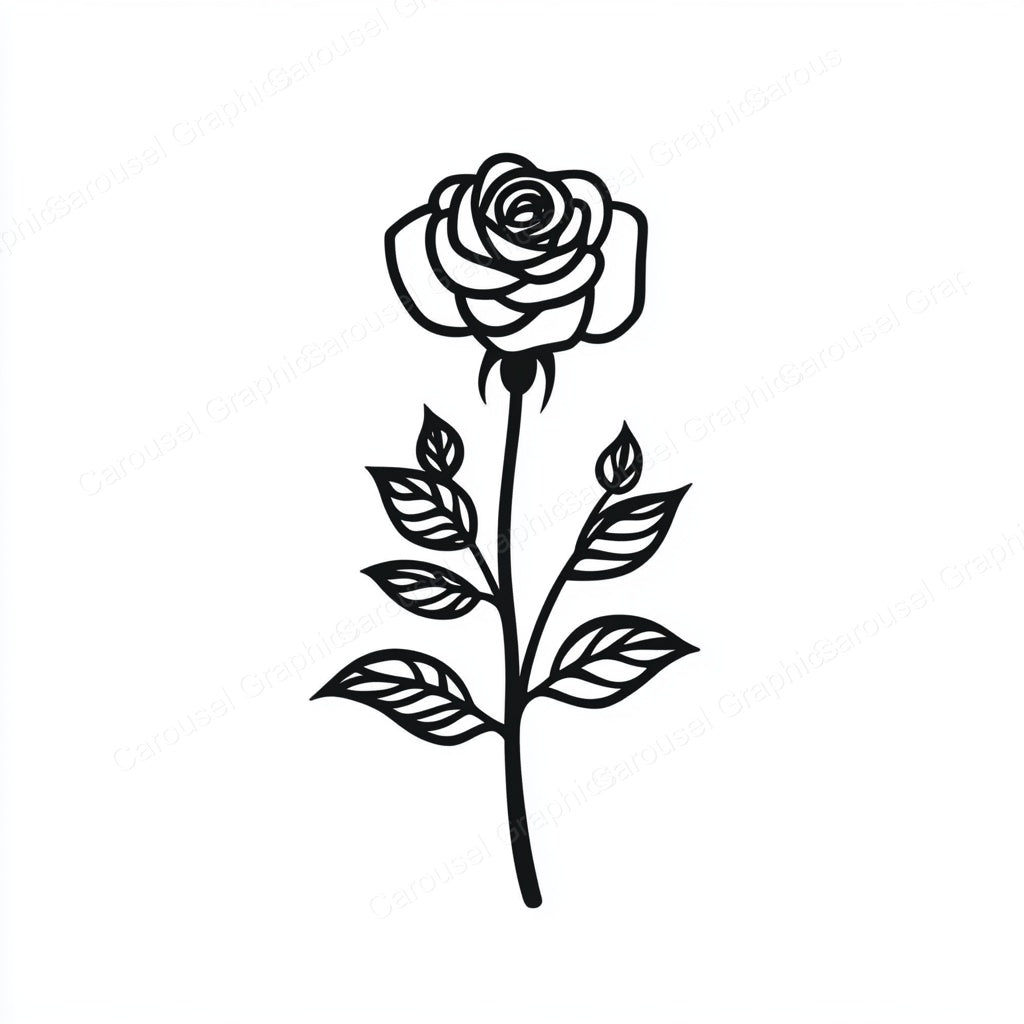 Rose Vector Graphic preview