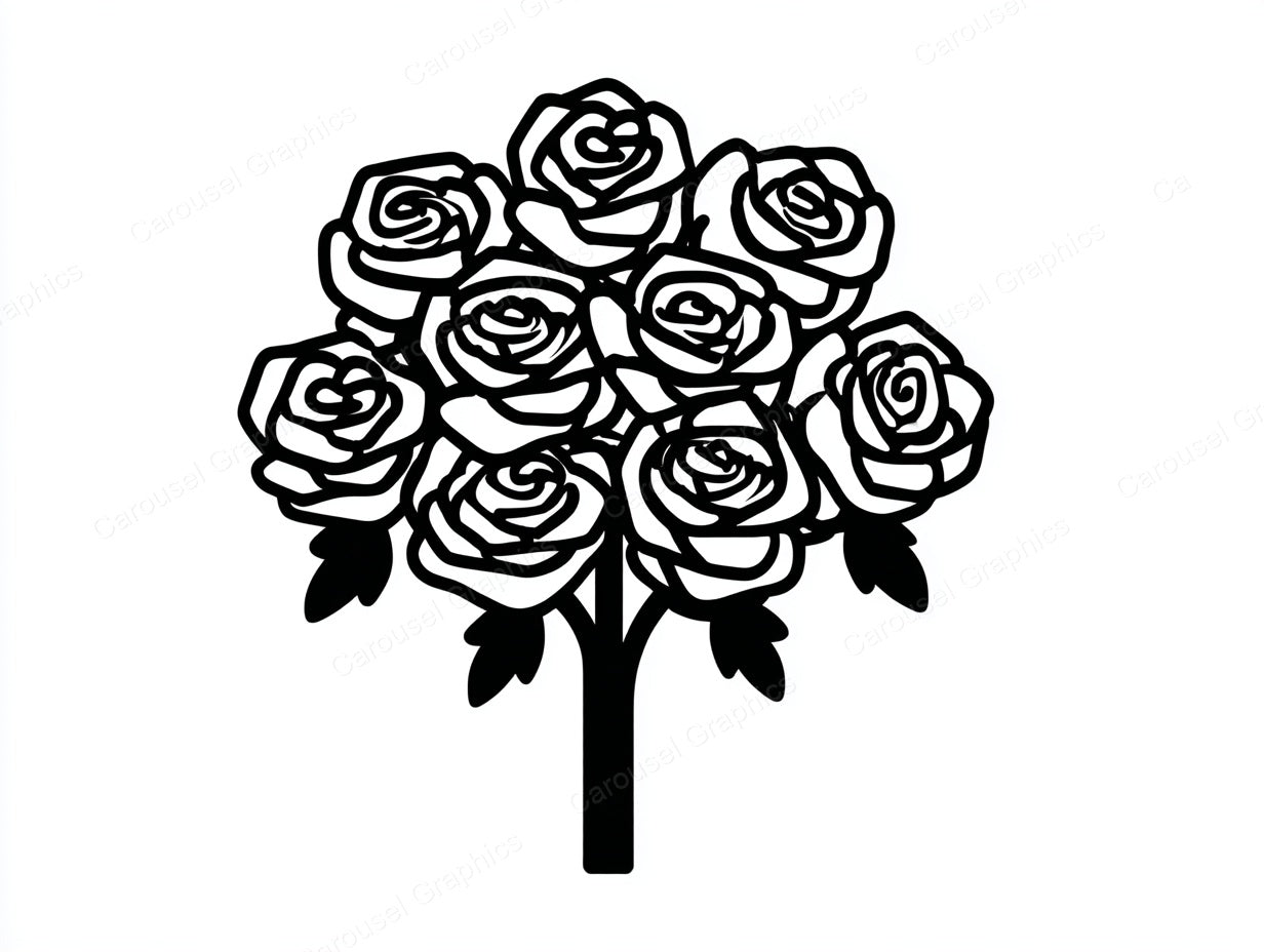 Rose Vector Graphic preview