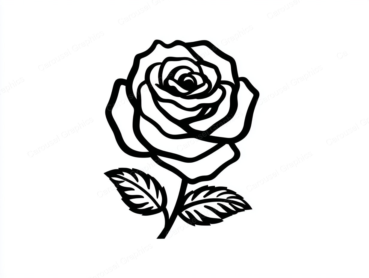 Rose Vector Graphic preview