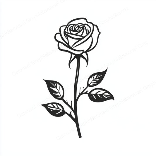 Rose Vector Graphic preview
