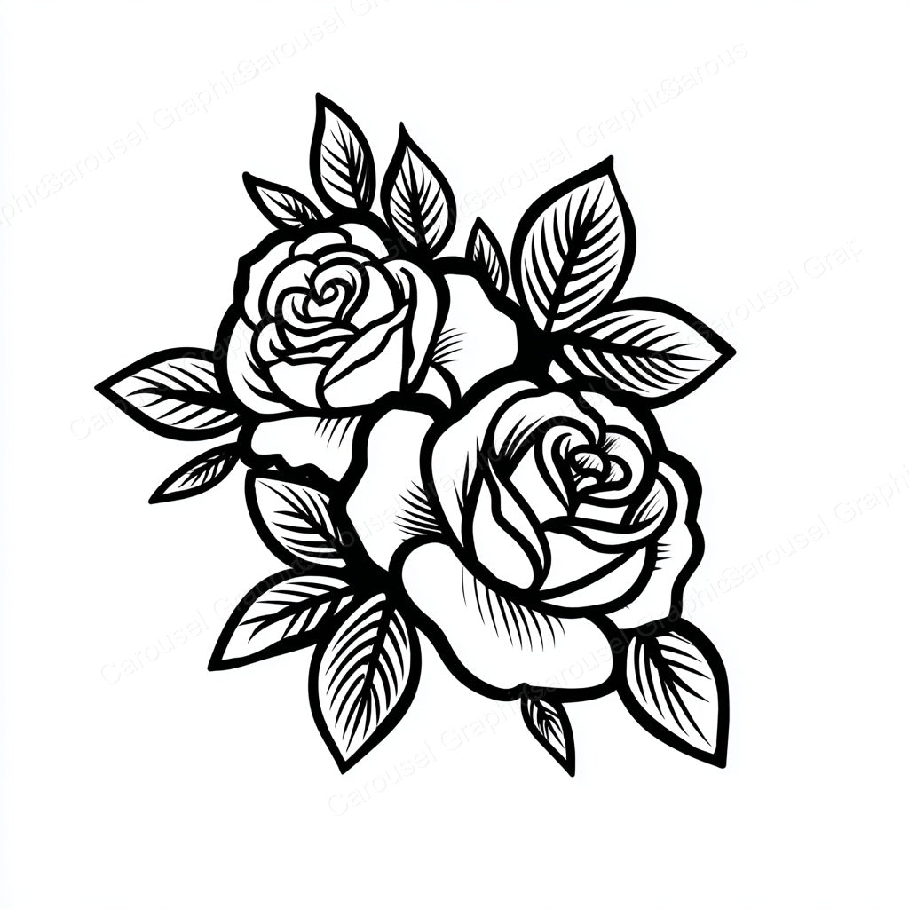 Rose Vector Graphic preview