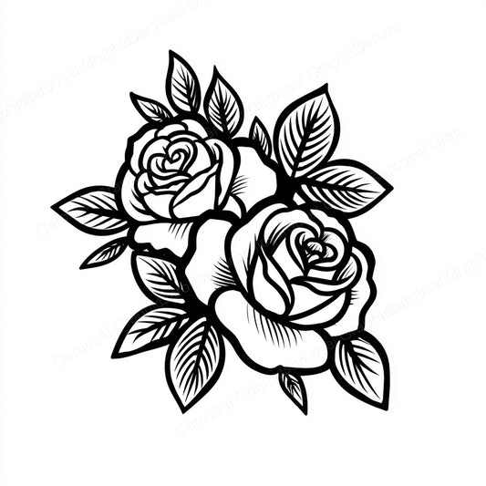 Rose Vector Graphic preview