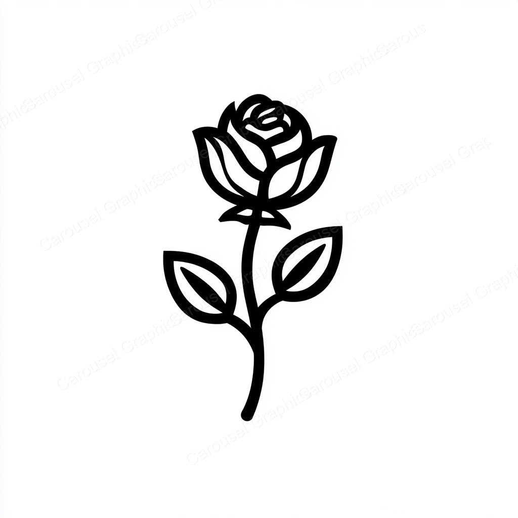 Rose Vector Graphic preview