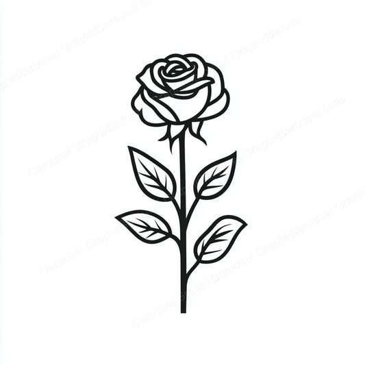 Rose Vector Graphic preview
