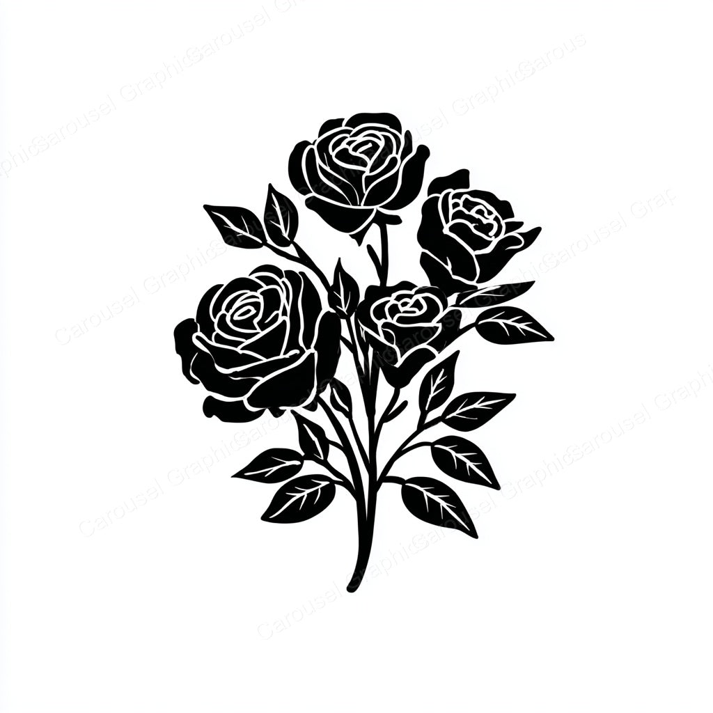 Rose Vector Graphic preview