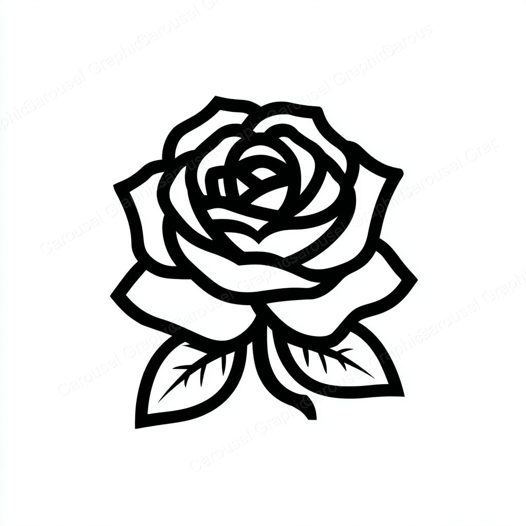 Rose Vector Graphic preview