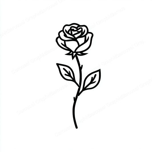 Rose Vector Graphic preview