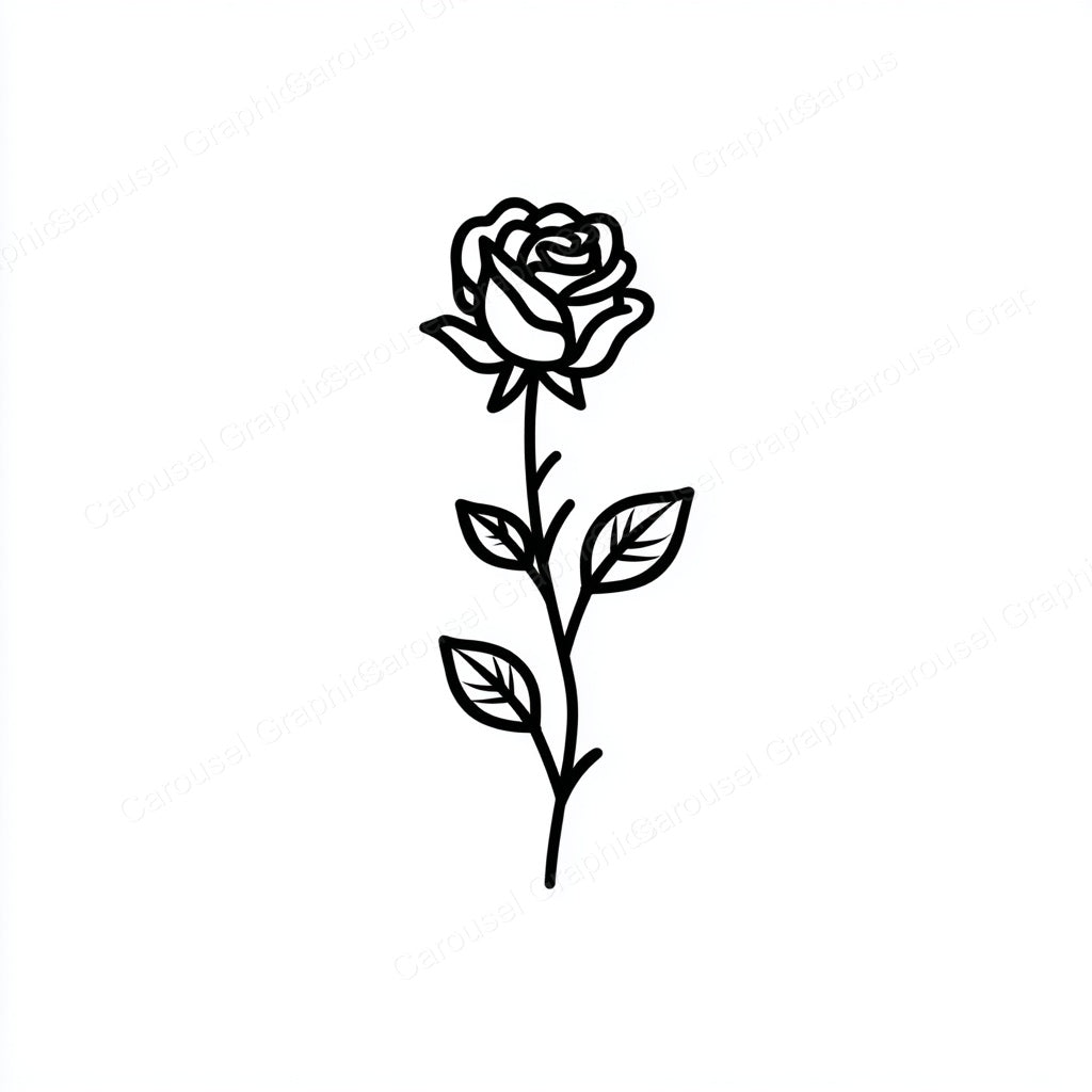 Rose Vector Graphic preview