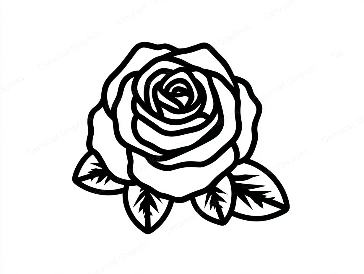 Rose Vector Graphic preview