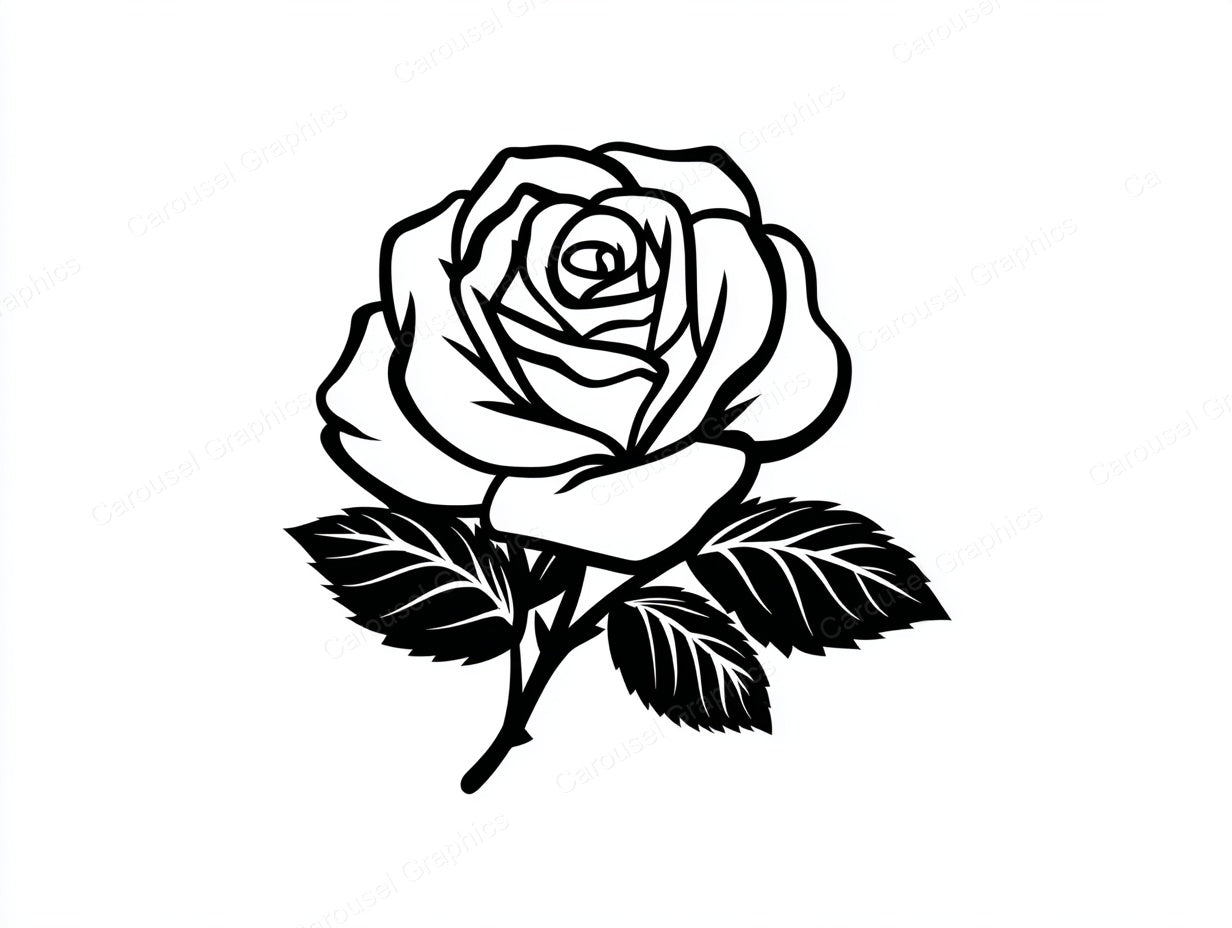 Rose Vector Graphic preview
