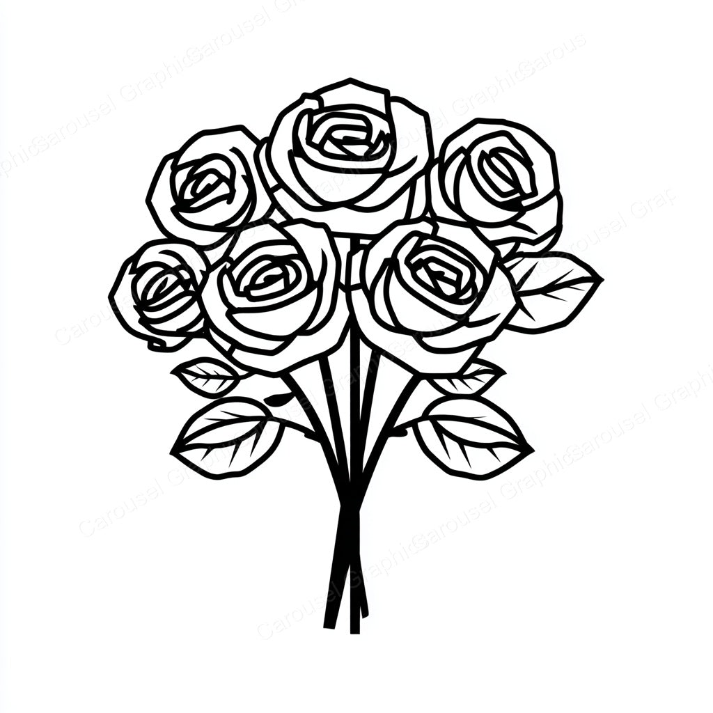 Rose Vector Graphic preview