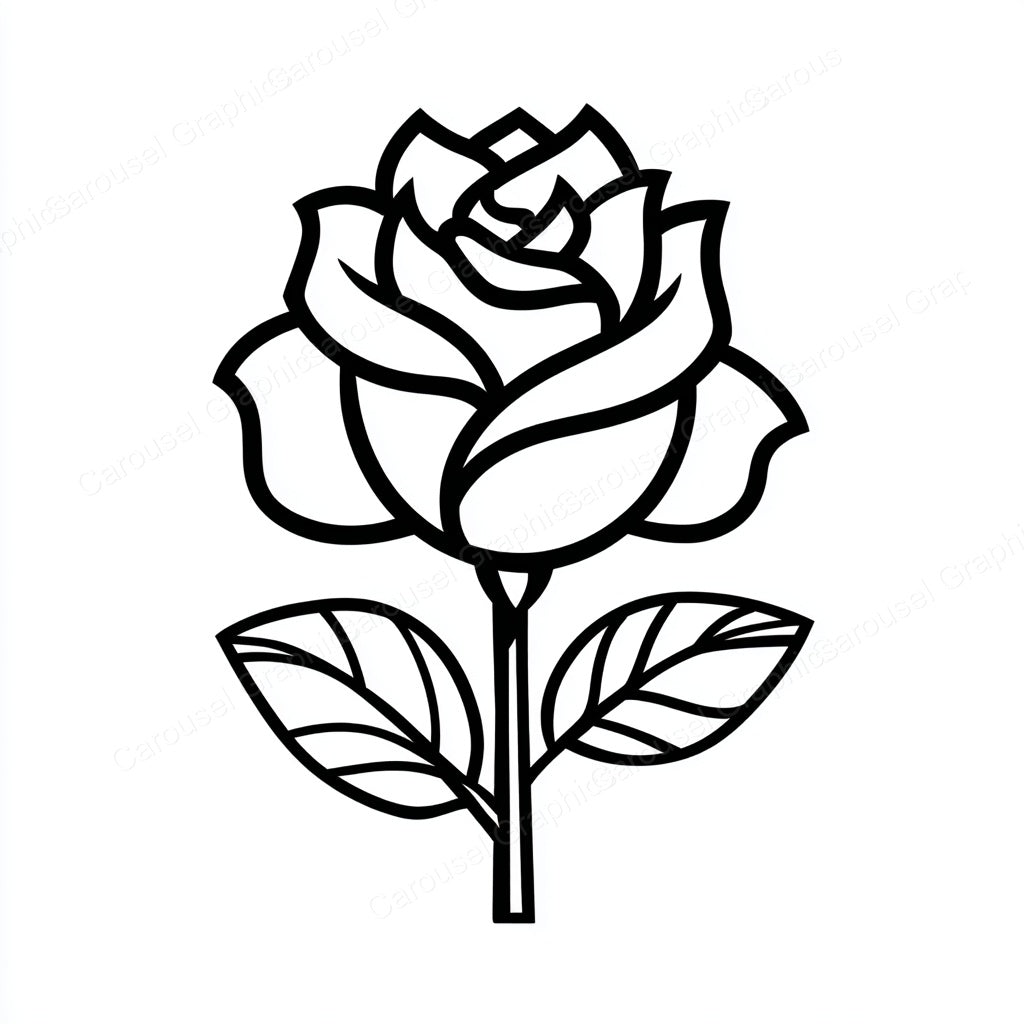Rose Vector Graphic preview