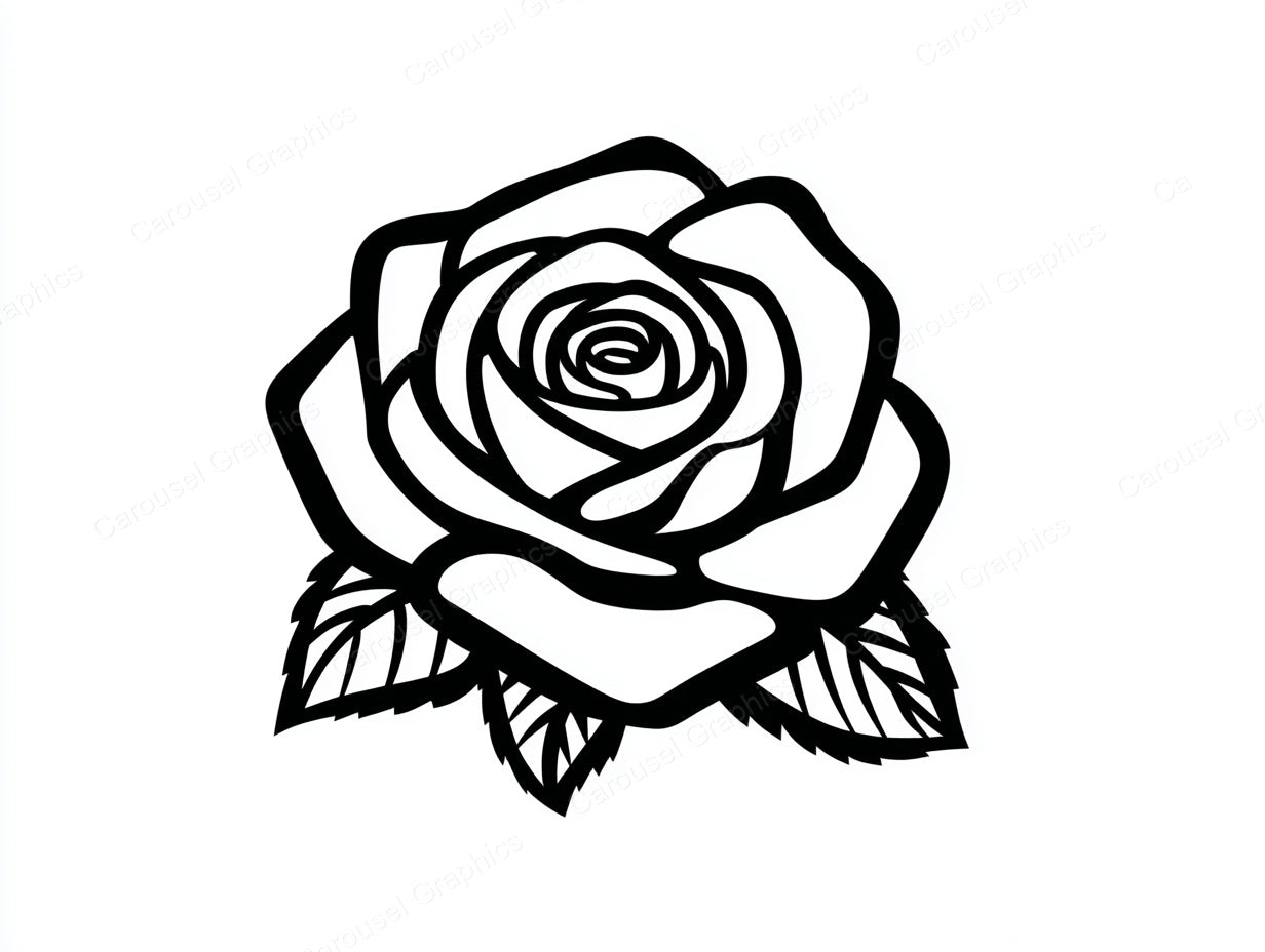 Rose Vector Graphic preview