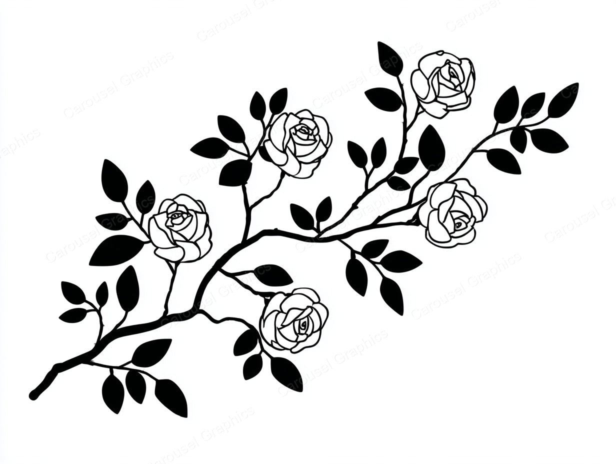 Rose Vector Graphic preview