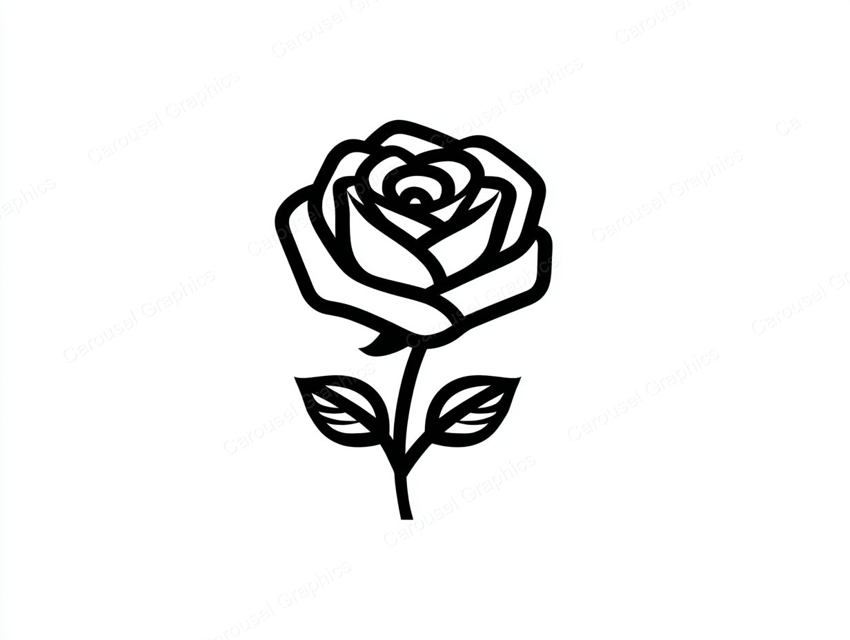 Rose Vector Graphic preview