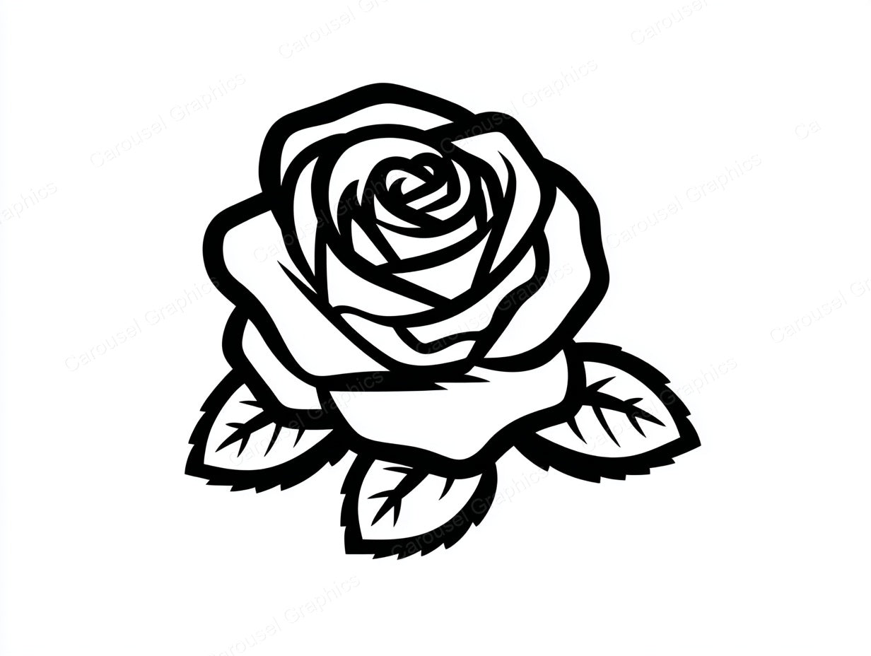 Rose Vector Graphic preview