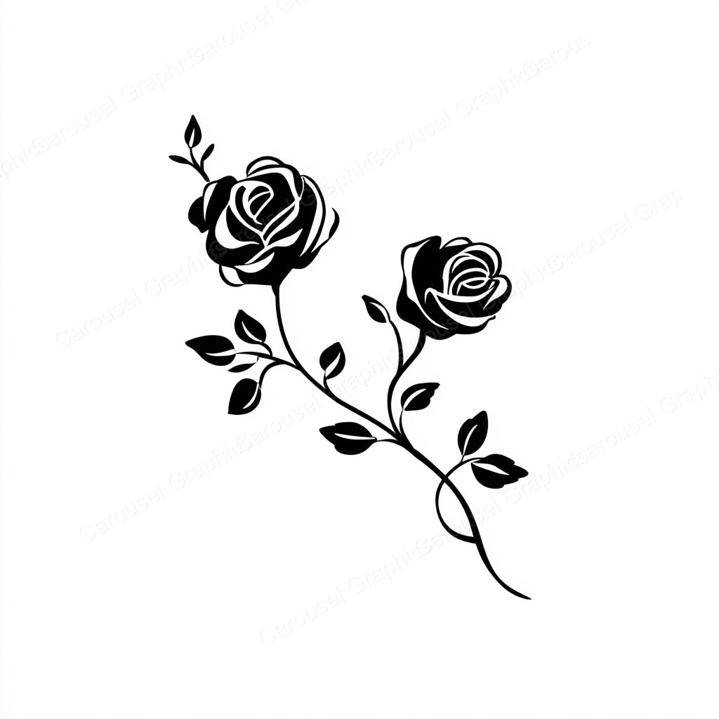 Rose Vector Graphic preview