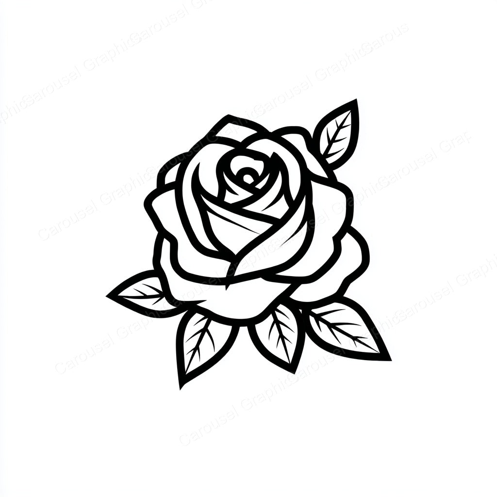 Rose Vector Graphic preview