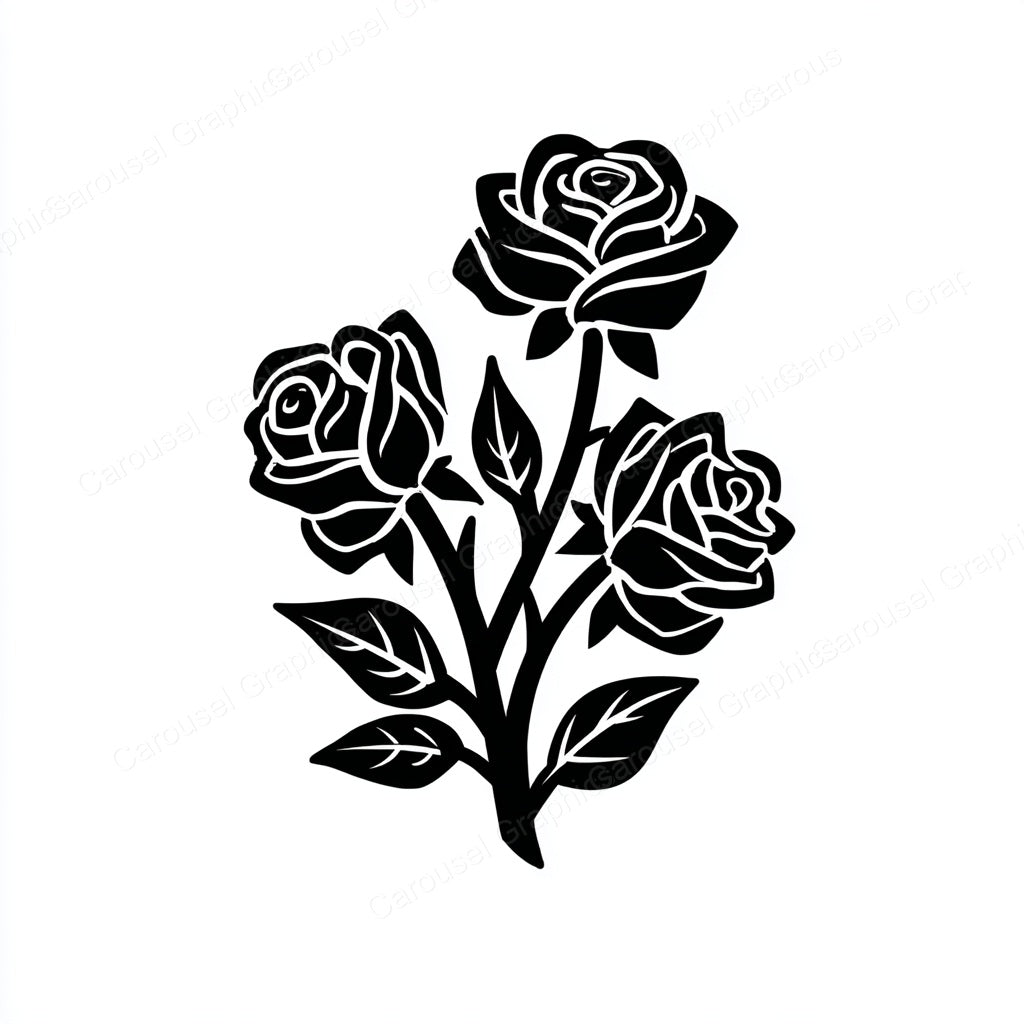 Rose Vector Graphic preview