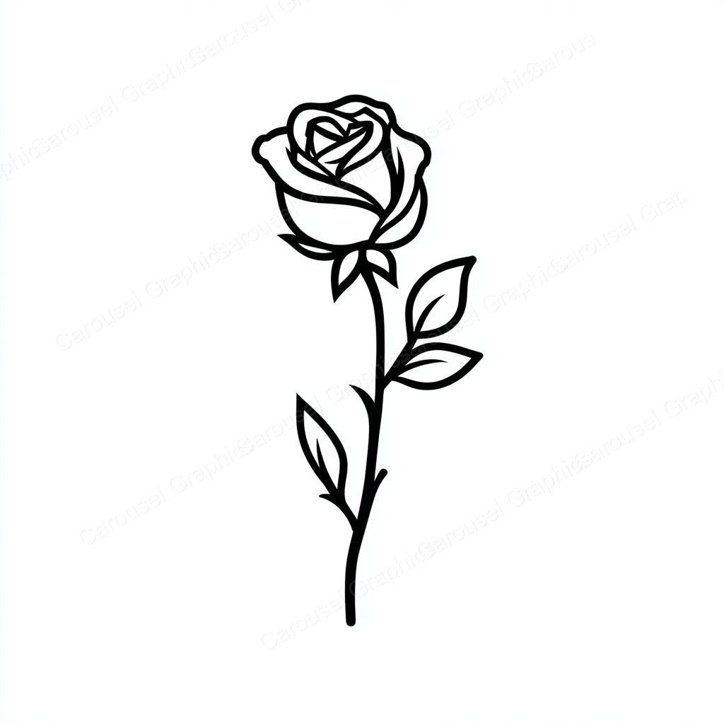 Rose Vector Graphic preview