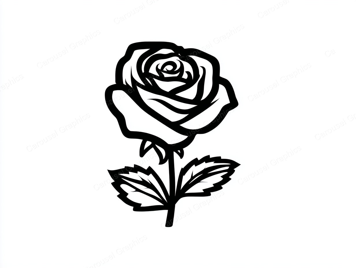 Rose Vector Graphic preview
