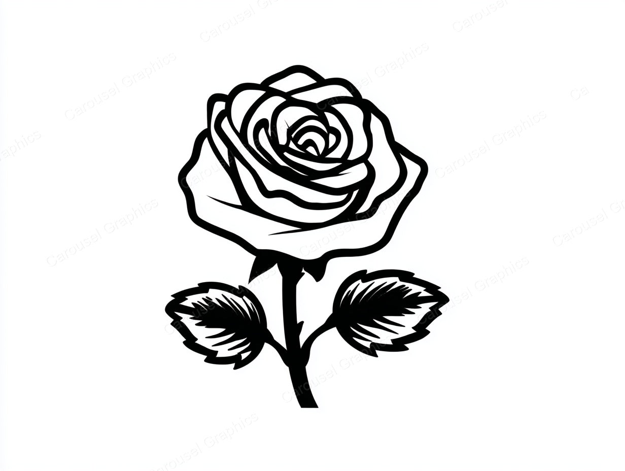 Rose Vector Graphic preview
