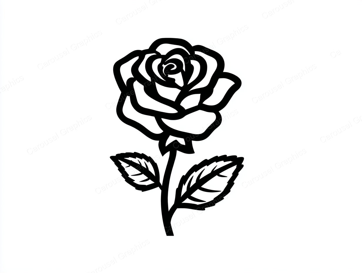 Rose Vector Graphic preview