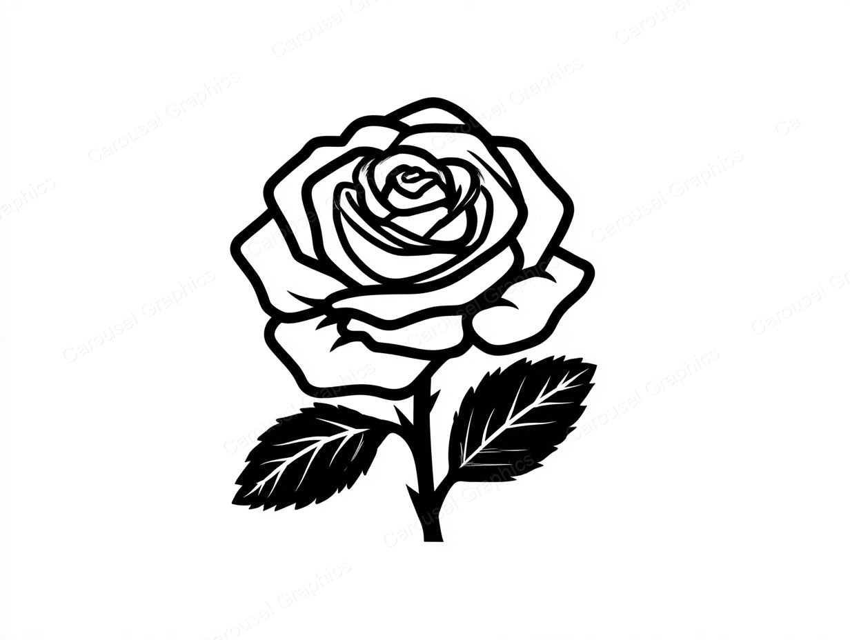 Rose Vector Graphic preview