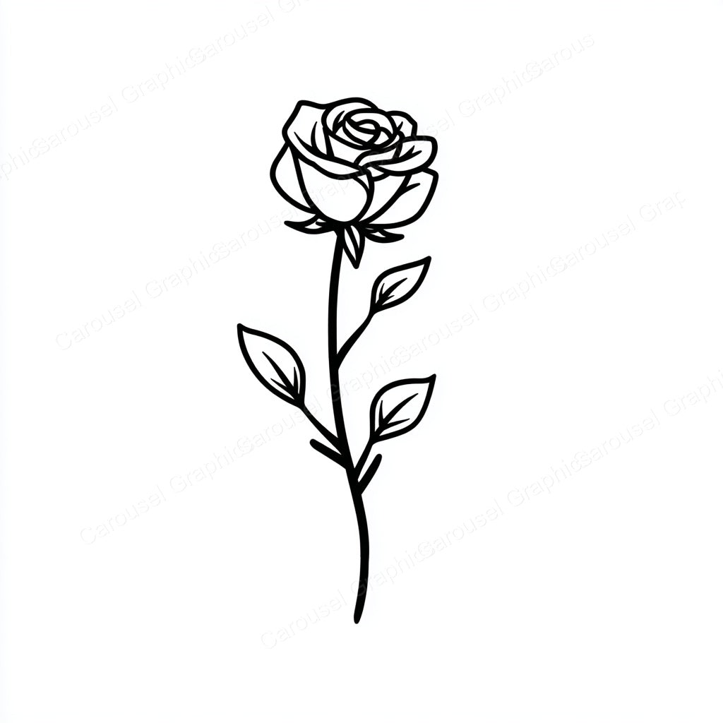 Rose Vector Graphic preview