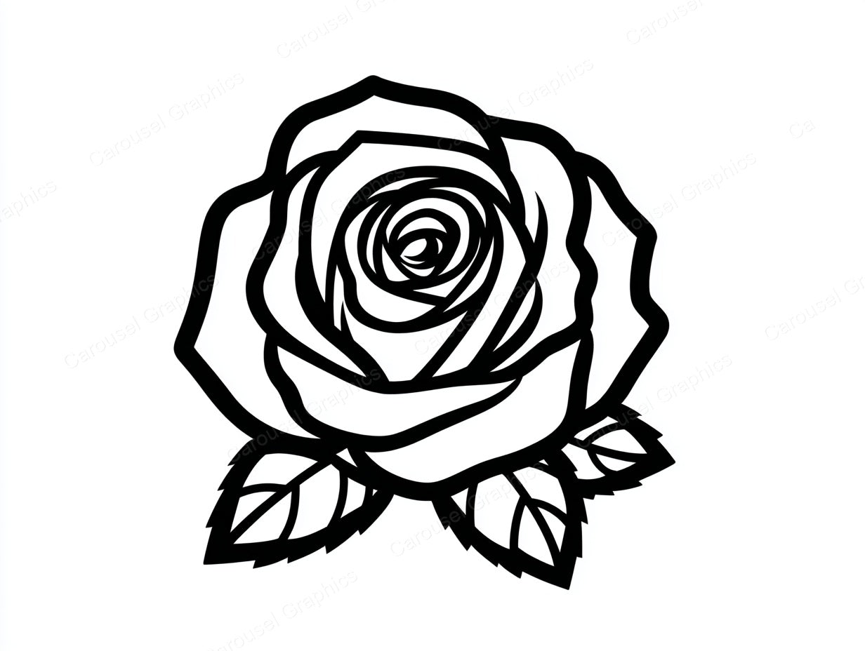 Rose Vector Graphic preview