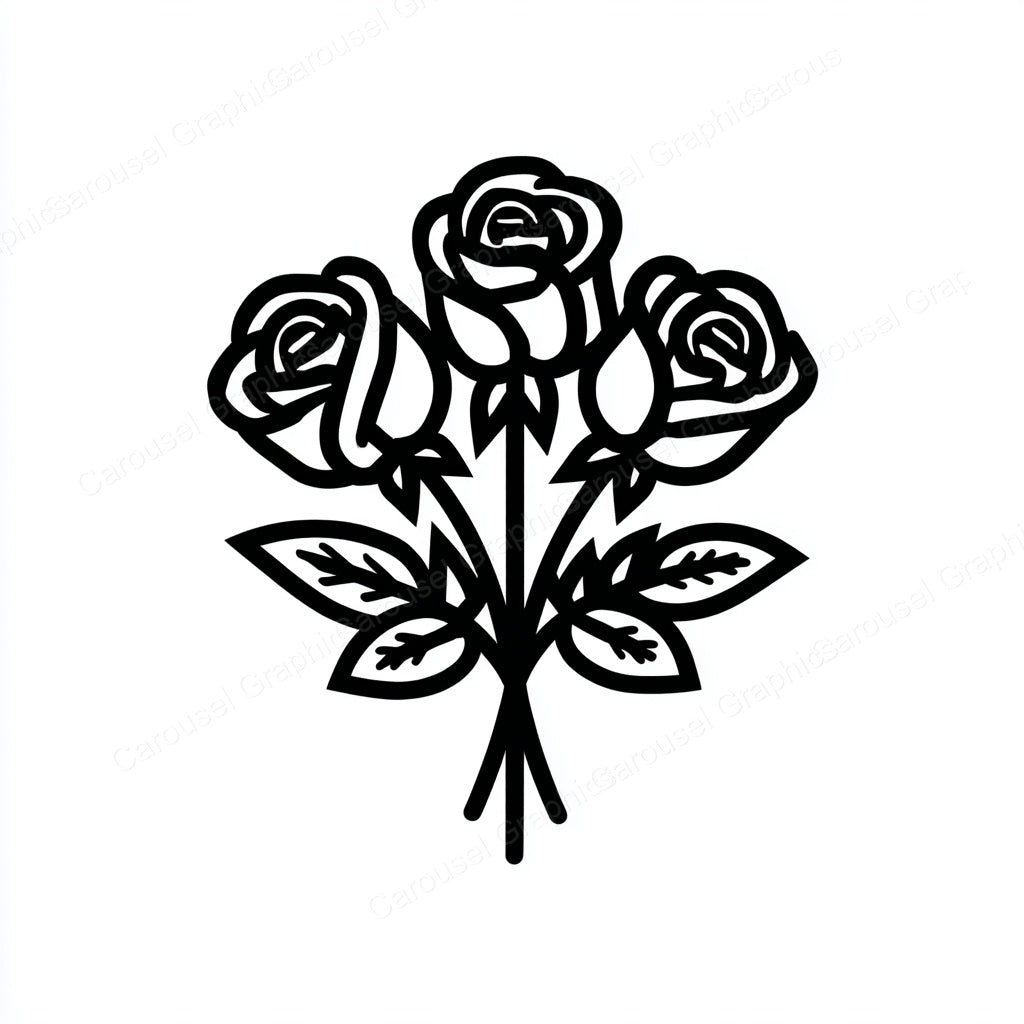 Rose Vector Graphic preview