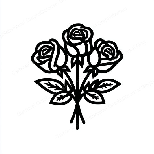 Rose Vector Graphic preview