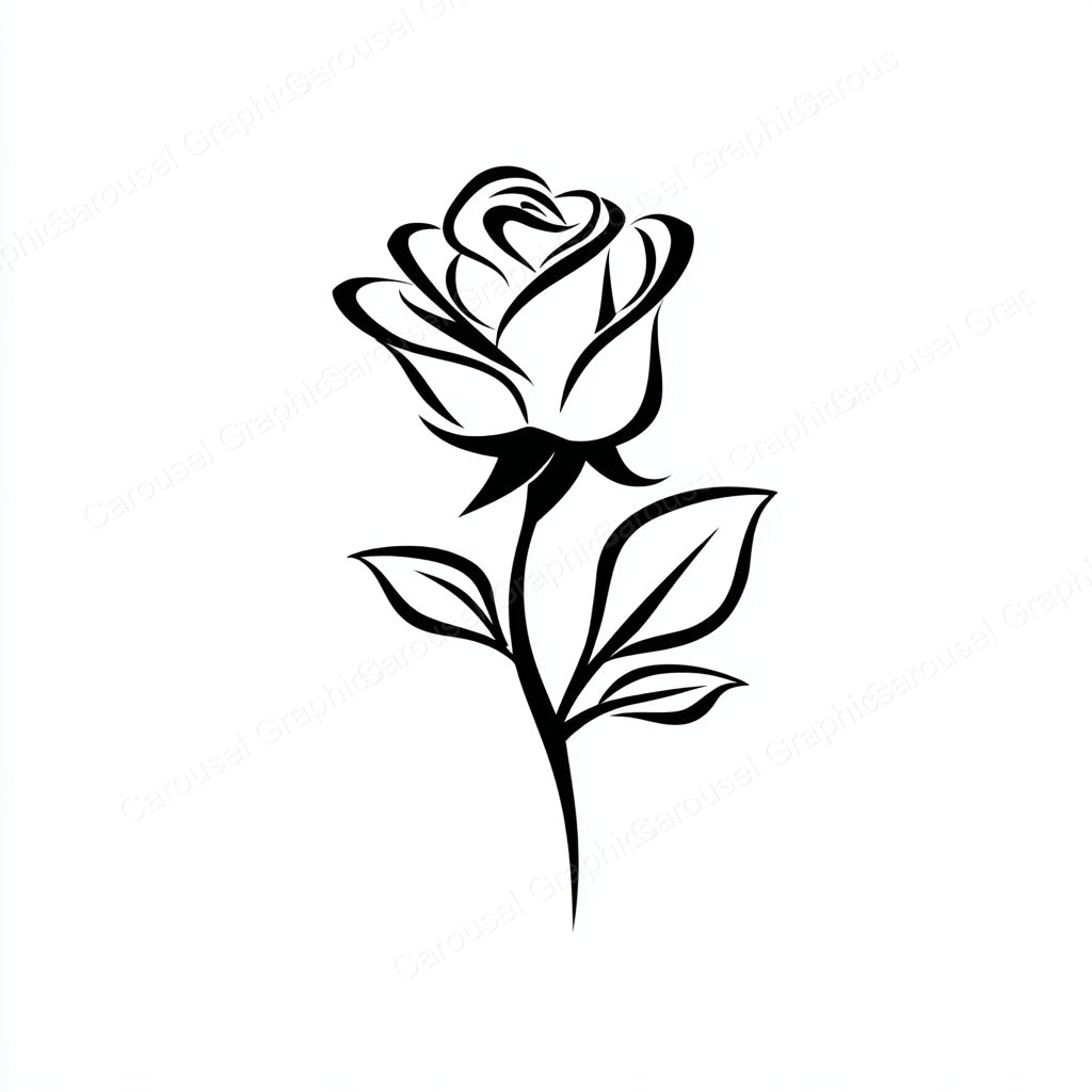 Rose Vector Graphic preview