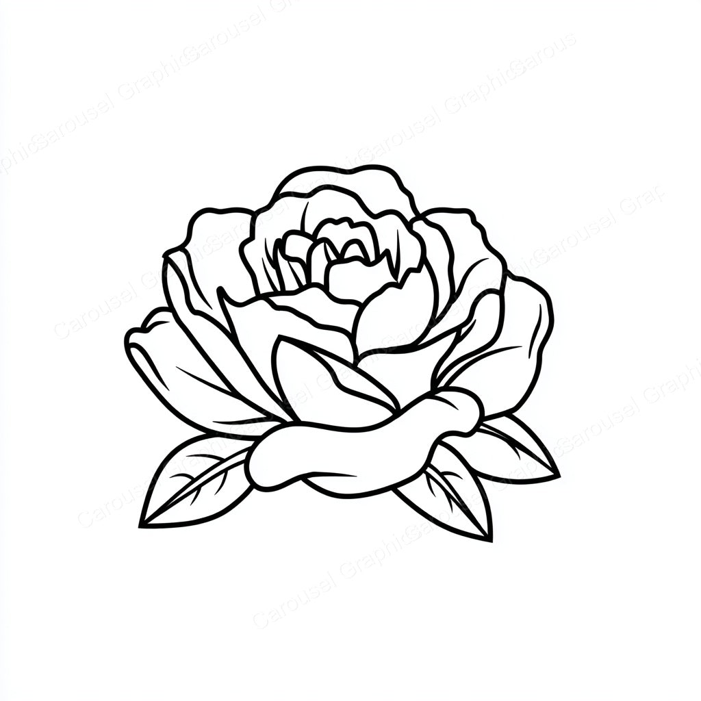 Rose Vector Graphic preview