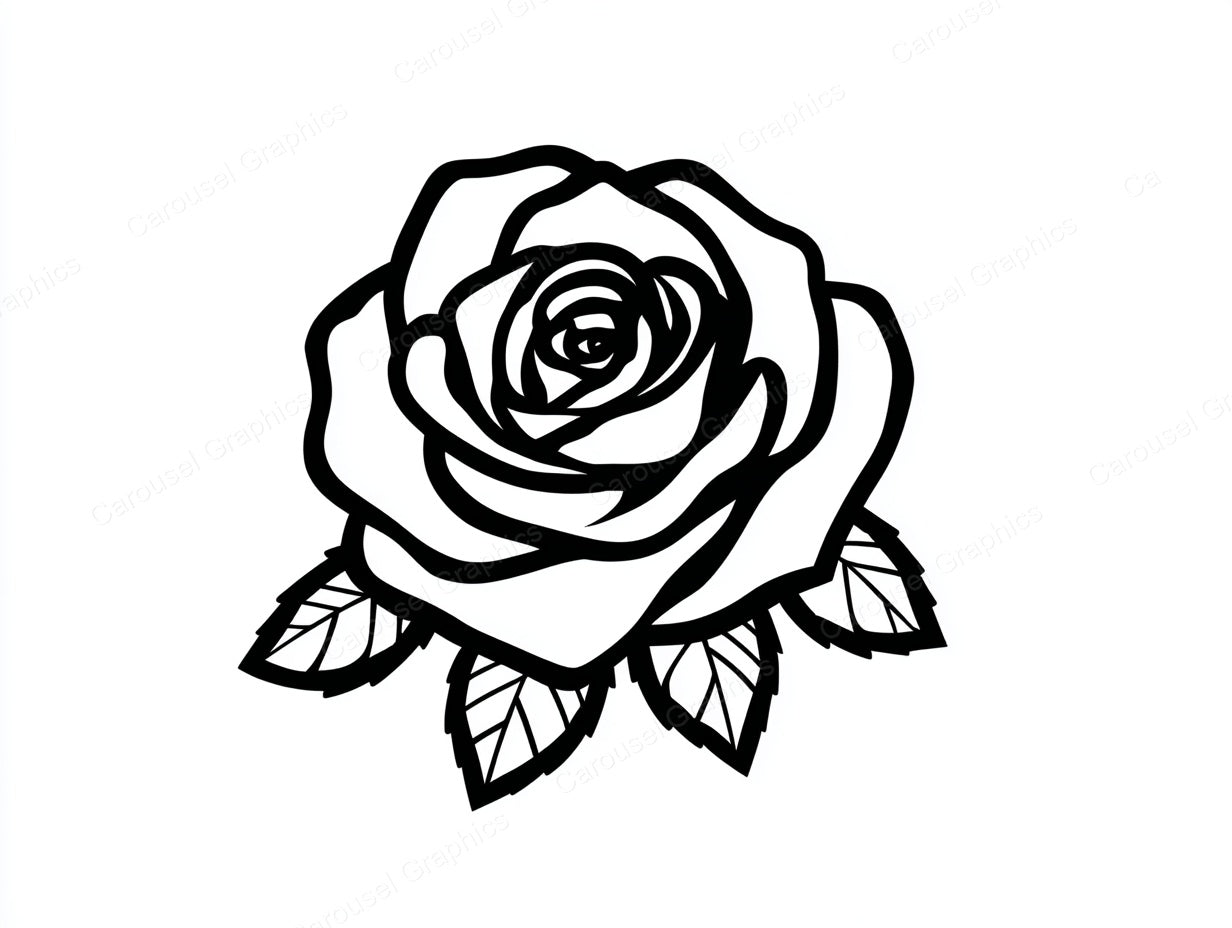 Rose Vector Graphic preview