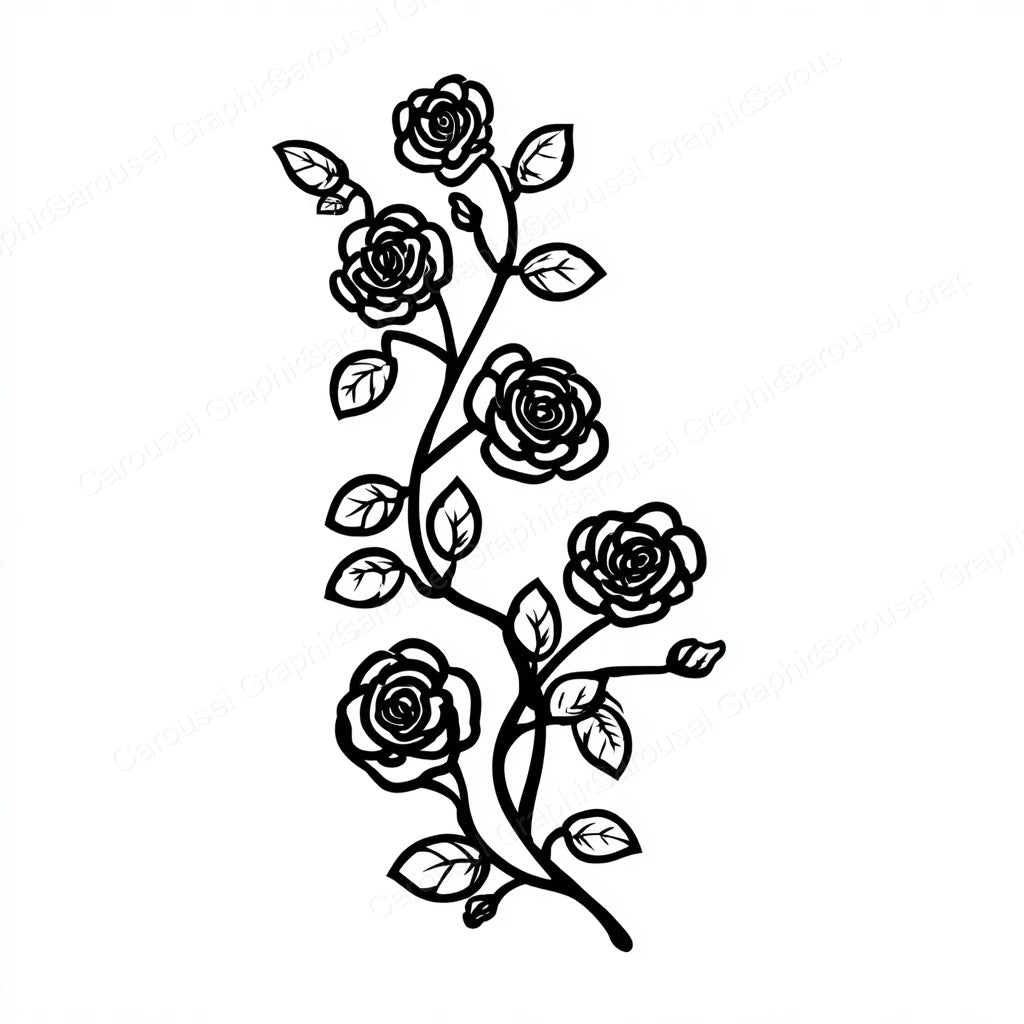 Rose Vector Graphic preview
