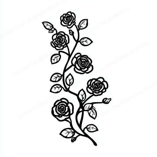 Rose Vector Graphic preview