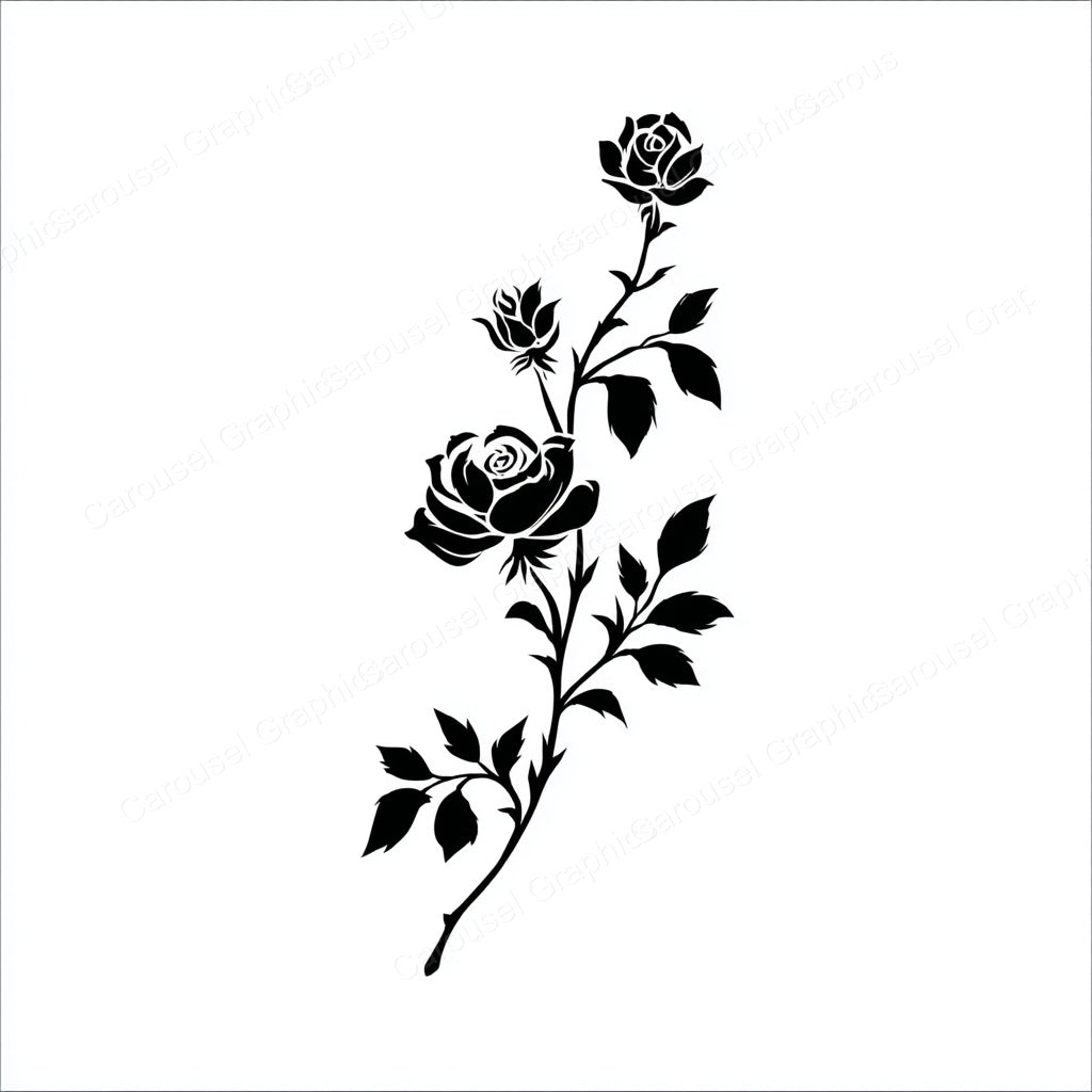 Rose Vector Graphic preview