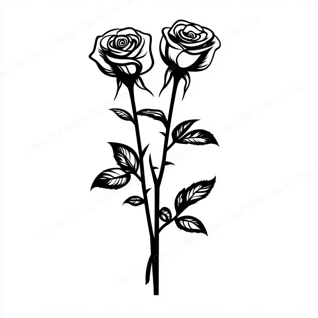 Rose Vector Graphic preview
